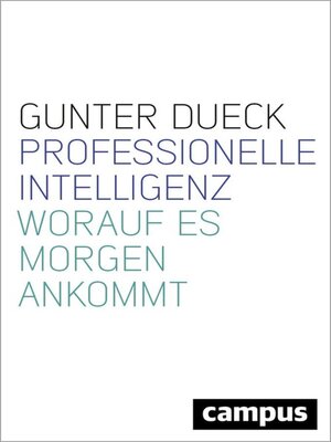 cover image of Professionelle Intelligenz